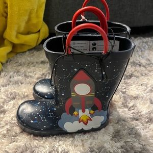 George Space ship Rain Boots